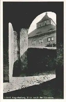 09573 Schloss Augustusburg Blick durch die Fronveste * 1936