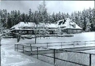 09427 Pfaffroda-Schönfeld Ferienheim VEB TuR Dresden Winter o 19.2.1987 