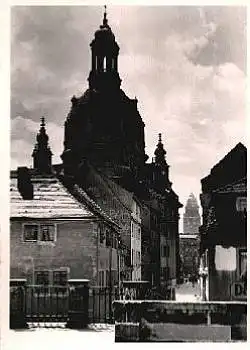 Dresden Münzgasse Frauenkirche o 12.9.1977