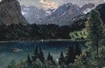 87561 Oberstdorf Freibergsee Künstlerkarte o 13.9.191