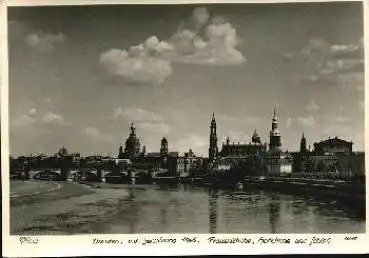 Dresden Frauenkirche Hofkirche Schloss * 1950 Verlag Hahn-Foto10817