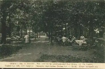 09224 Grüna Chemnitz Konzert- Ball und Garten-Etablissement o 5.4.1919