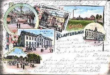 09221 Klaffenbach Chemnitz Farblitho o 1.5.1903