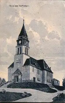 09221 Klaffenbach Chemnitz Kirche o 17.6.1915