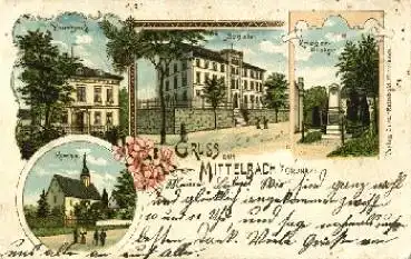 Mittelbach Chemnitz Litho, o 16.2.1909