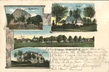 09387 Leukersdorf Postagentur  o 10.6.1900 Bahnpost Chemnitz - Stollberg Zug Nr. 1805