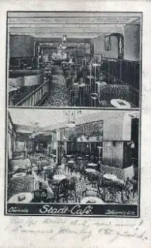 Chemnitz Stadt-Cafe Johannisplatz Innenraum o 1921