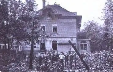 Chemnitz Sturm-Katastrophe 27.05.1916 Schlossteich-Restaurant  1916