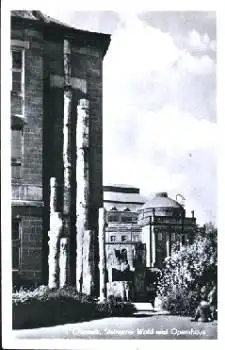 Chemnitz Steinerner Wald und Opernhaus gebr. ca. 1950