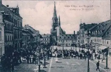 09217 Burgstädt Marktplatz Platzmusik o 27.9.1911