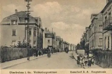 09212 Oberfrohna Waldenburgerstrasse Russdorf Hauptstrasse * ca. 1920