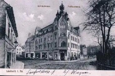 09212 Limbach Gartenstraße Ecke Moritzstrasse o 22.4.1911
