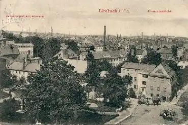 09212 Limbach Totalansicht mit Fabrik Conradie & Friedemann o 3.9.1908