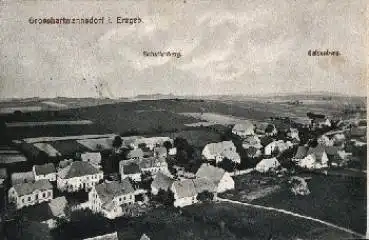 09618 Grosshartmannsdorf Ansichtskarte o 17.4.1918