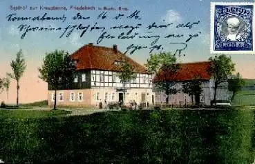 09619 Friedebach Gasthof zur Kreuztanne o 11.5.1914