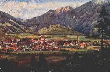 82487 Oberammergau Künstlerkarte o 18.5.1930