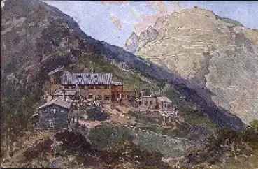 82432 Herzogstand mit Unterkunftshaus Künstlerkarte S.T. Camston o ca.1921