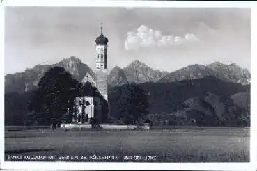 87645 Sankt Koloman mit Gernspitze Köllespitze und Schlicke * ca. 1930