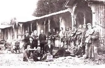 09568 Görbensdorf, Gruppenfoto (Klasse), Echtfoto, gebr. 31.03.1920