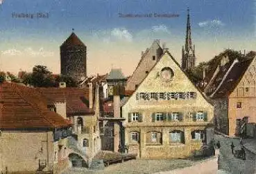 09599 Freiberg Donatsturm und Donatsgasse * ca. 1920