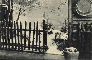 09599 Freiberg Diorama aus der Jagdabteilung Winter o 7.1.1927