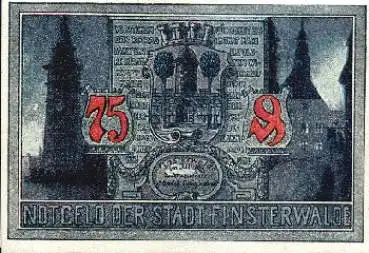 03238 Finsterwalde, Städte-Notgeld, 75 Pfg. * 1921