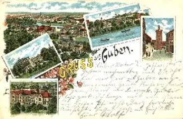 03160 Guben Farblitho o 7.9.1899