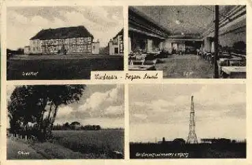 04523 Wiederau Gaststätte Rundfunksendemast Landpoststempel o 29.5.1930