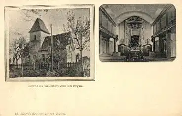 04523 Pegau Kirche zu Großstorkwitz * ca. 1900