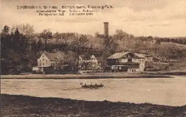 04668 Grimma Schiffmühle Bismarckturm Gleisberg-Park   1.6.1924