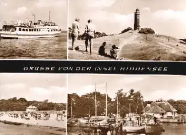 18565 Insel Hiddensee Leuchtturm, gebr. 22.04.1984