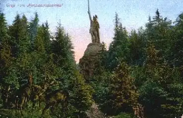 Detmold Hermannsdenkmal o 23.11.1912