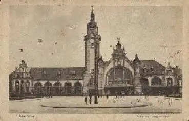Krefeld Hauptbahnhof gebr. ca. 1910