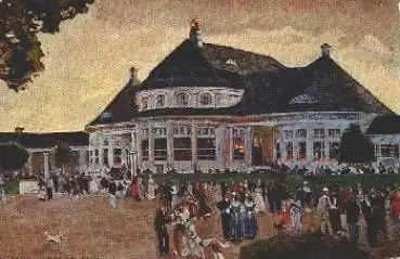 München Ausstellung 1910 Künstlerkarte Claus Bergen *1910