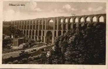 08491 Göltzschtalbrücke Eisenbahnlinie Reichenbach-Plauen * ca. 1920