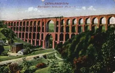 08491 Göltzschtalbrücke gebr. ca. 1920