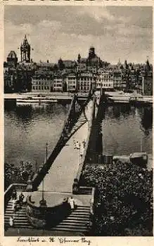 Frankfurt Main Eiserner Steg o ca. 1940