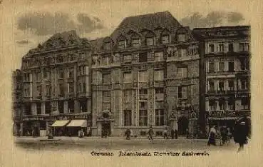 Chemnitz Johannisplatz Bankverein o 25.10.1921