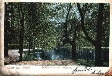 Tiergarten Berlin Goldfischteich o 9.9.1904