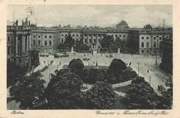 Berlin Universität und Kaiser-Franz-Josef-Platz gebr. ca. 1920