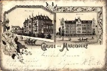 Mariendorf Tempelhof-Schöneberg Berlin Litho o 17.5.1903