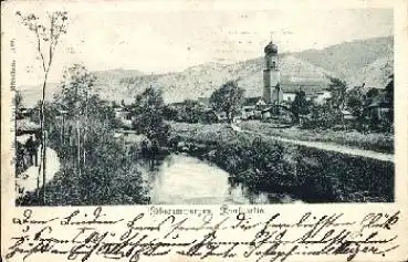 82487 Oberammergau, Dorfpartie o 23.6.1908