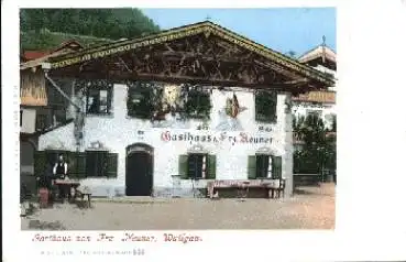 82499 Wallgau, Gasthaus von Frz. Neuner * ca. 1900