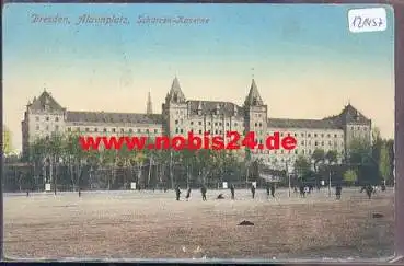 Dresden Neustadt Alaunplatz Schützen-Kaserne o 22.5.1914