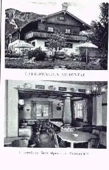 83246 Unterwössen Cafe Pension Achental o ca. 1960
