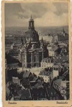 Dresden Neumarkt mit Frauenkirche *ca. 1920