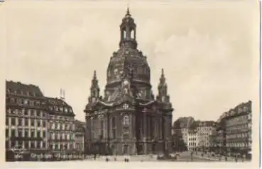 Dresden Neumarkt mit Frauenkirche *ca. 1930