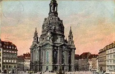 Dresden Neumarkt Frauenkirche o ca. 1910