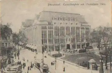 Düsseldorf Corneliusplatz mit Warenhaus Tietz * ca. 1920