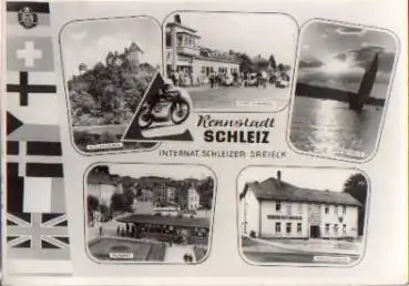 07907 Schleiz Rennstadt Motorrad Omnibus o 22.6.1968